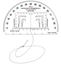 Picture of BCB MILITARY PROTRACTOR 6 INCH